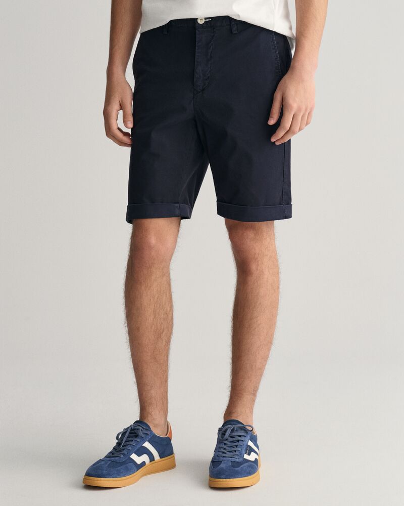 Slim Fit Sunfaded Shorts Marine / 30