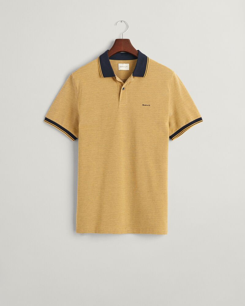 4-Color Oxford Piqué Polo Shirt S / MEDAL YELLOW