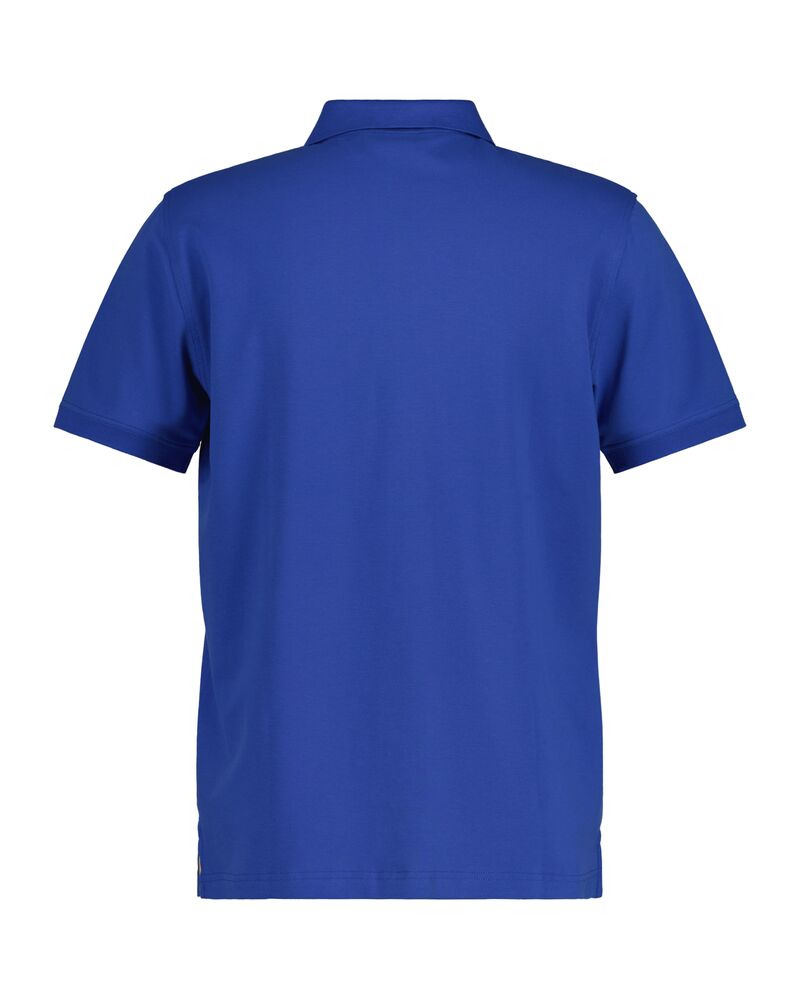Contrast Piqué Polo Shirt RICH BLUE / S