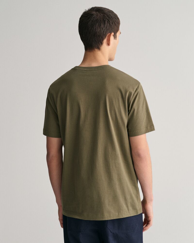 Embroidered Archive Shield T-Shirt Juniper Green / S