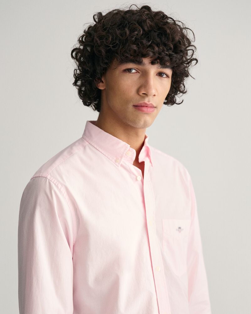 Regular Fit Poplin Shirt Light Pink / S