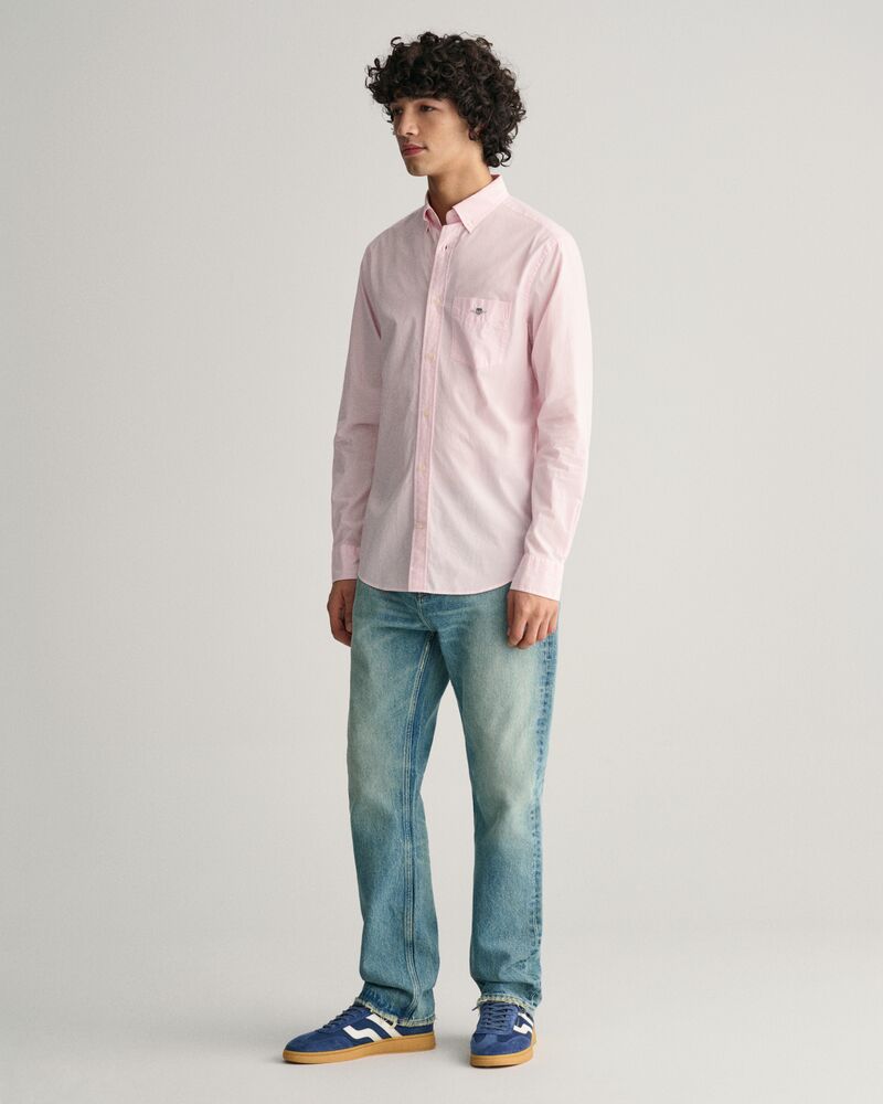 Regular Fit Poplin Shirt Light Pink / S