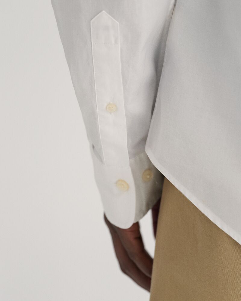 Slim Fit Classic Poplin Shirt White / S