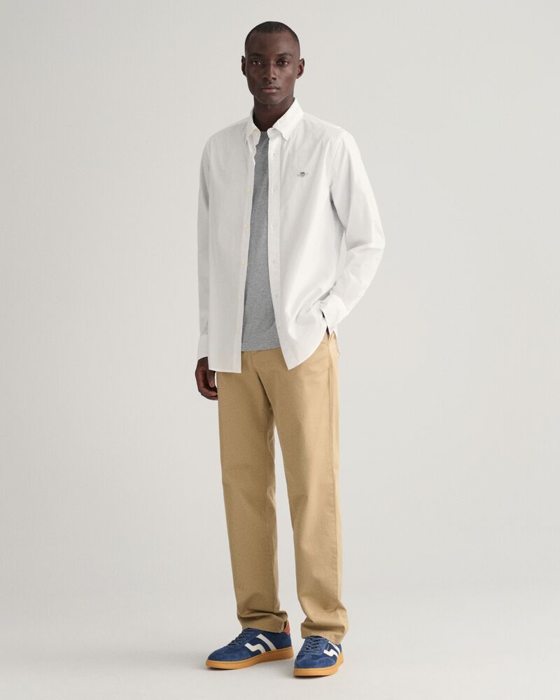 Slim Fit Classic Poplin Shirt White / S