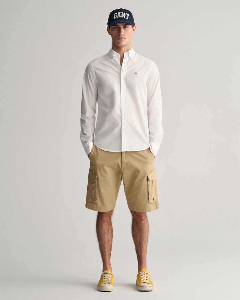 Slim Fit Classic Poplin Shirt White / S