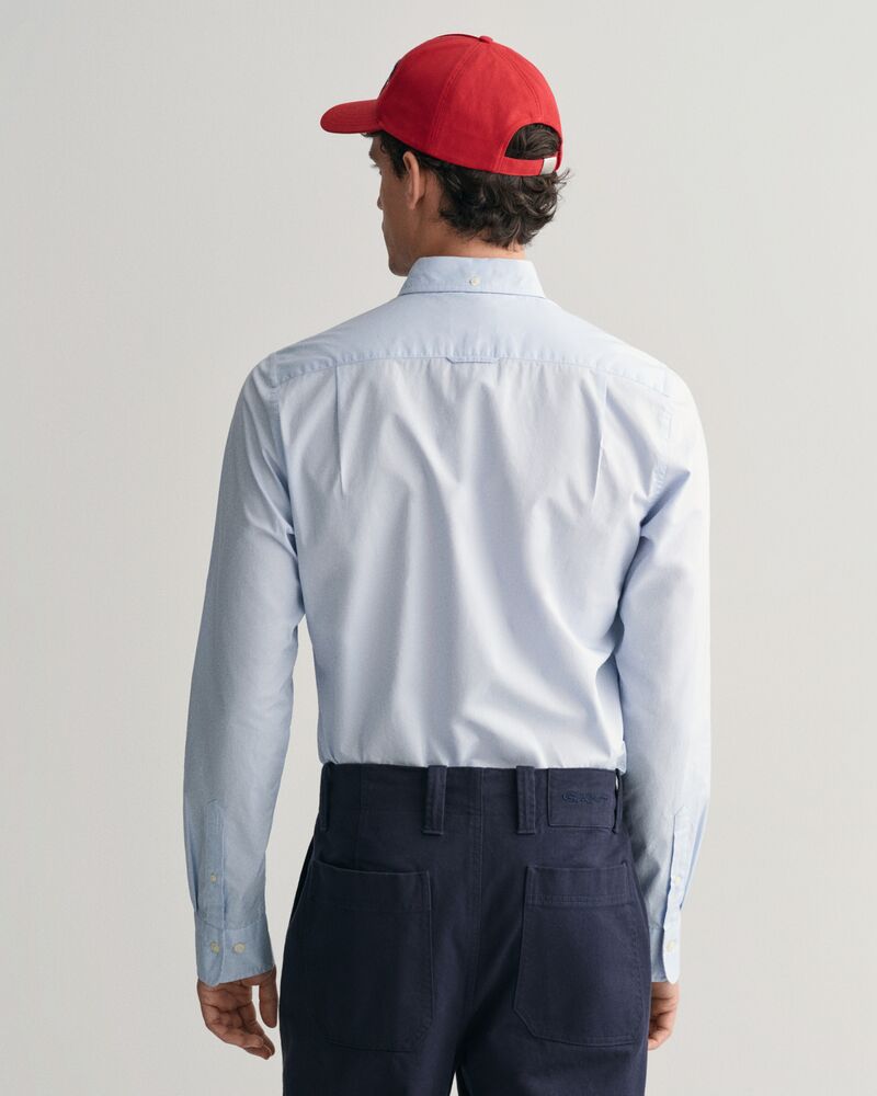 Slim Fit Poplin Shirt Light Blue / S