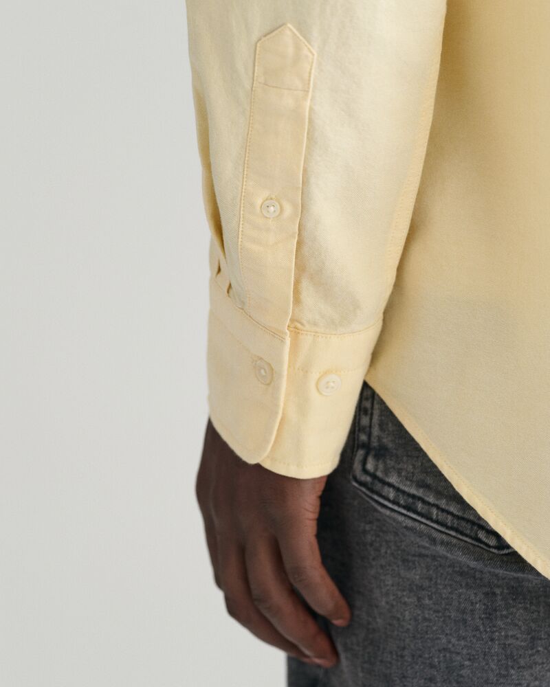 Regular Fit Classic Oxford Shirt Dusty Yellow / S