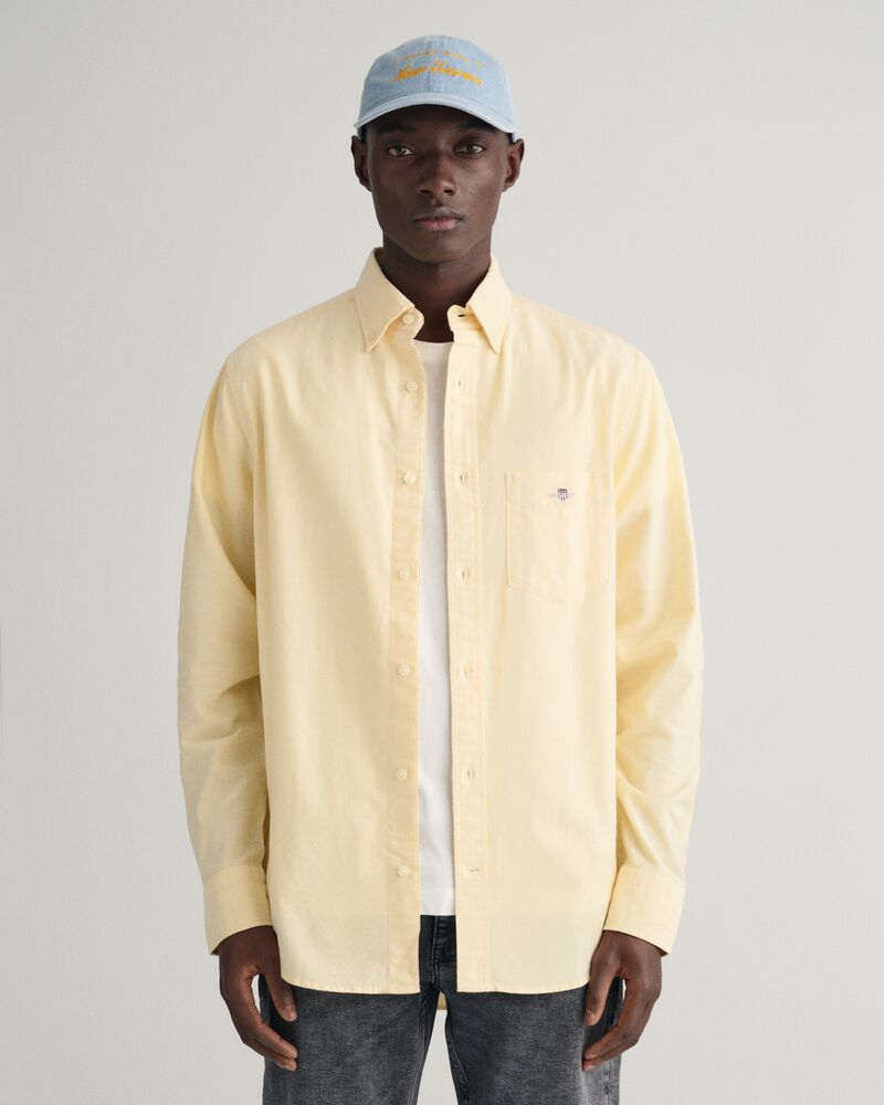 Regular Fit Classic Oxford Shirt Dusty Yellow / S