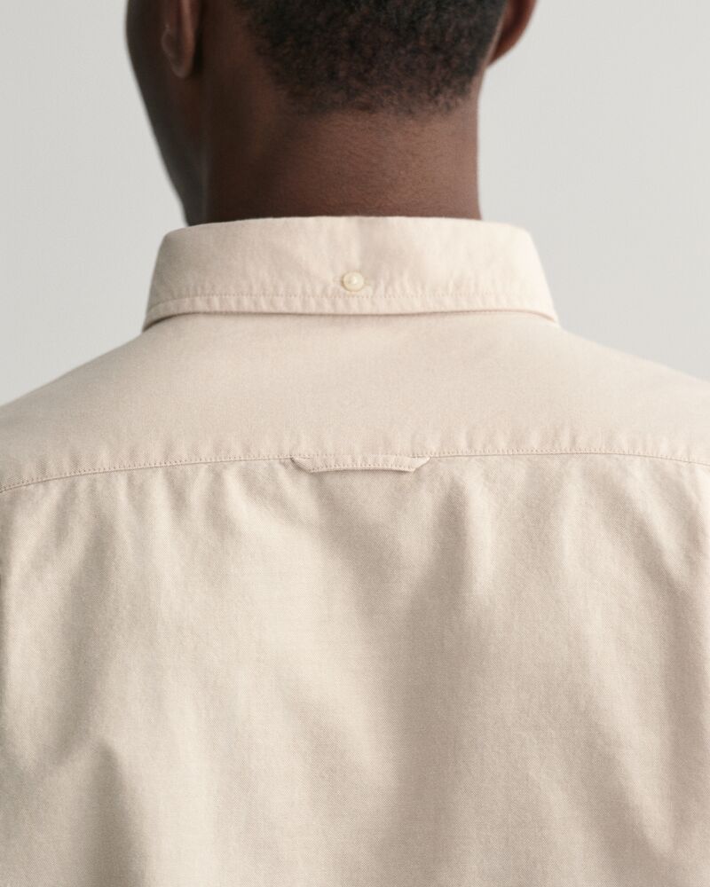 Slim Fit Classic Oxford Shirt Dry Sand / S