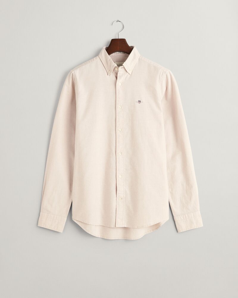 Slim Fit Classic Oxford Shirt Dry Sand / S