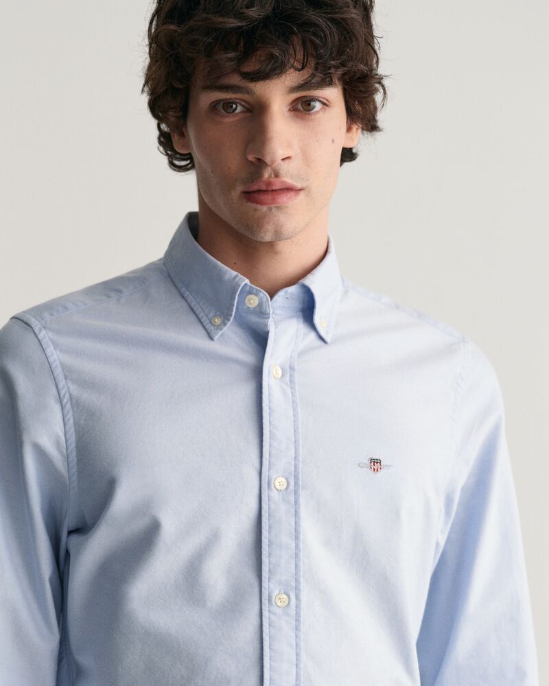 Slim Fit Oxford Shirt Light Blue / S