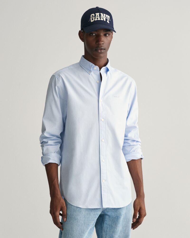 Regular Fit Pinpoint Oxford Shirt Light Blue / S