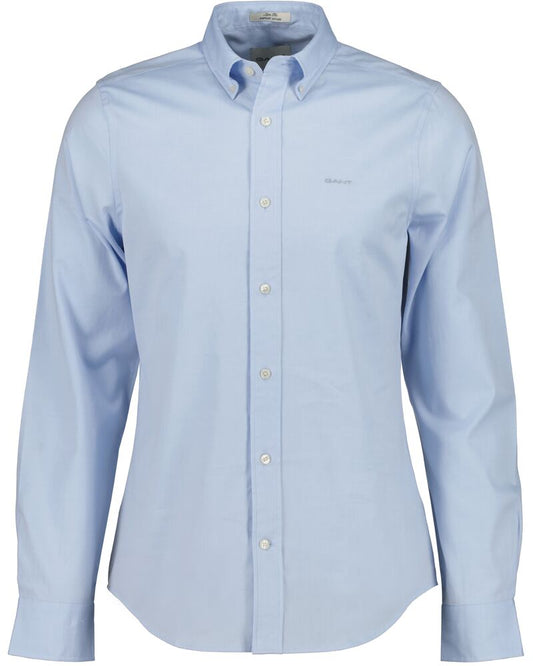 Slim Fit Pinpoint Oxford Shirt Light Blue / S