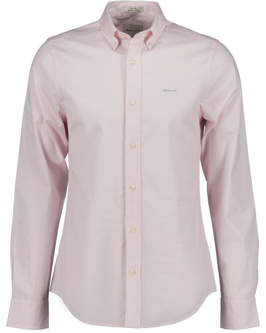 Slim Fit Pinpoint Oxford Shirt Light Pink / S