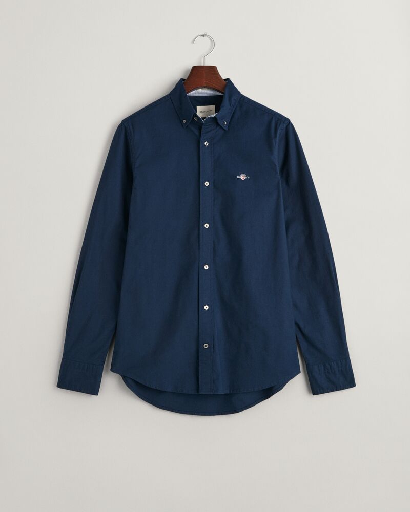 Slim Fit Oxford Stretch Shirt Marine / S