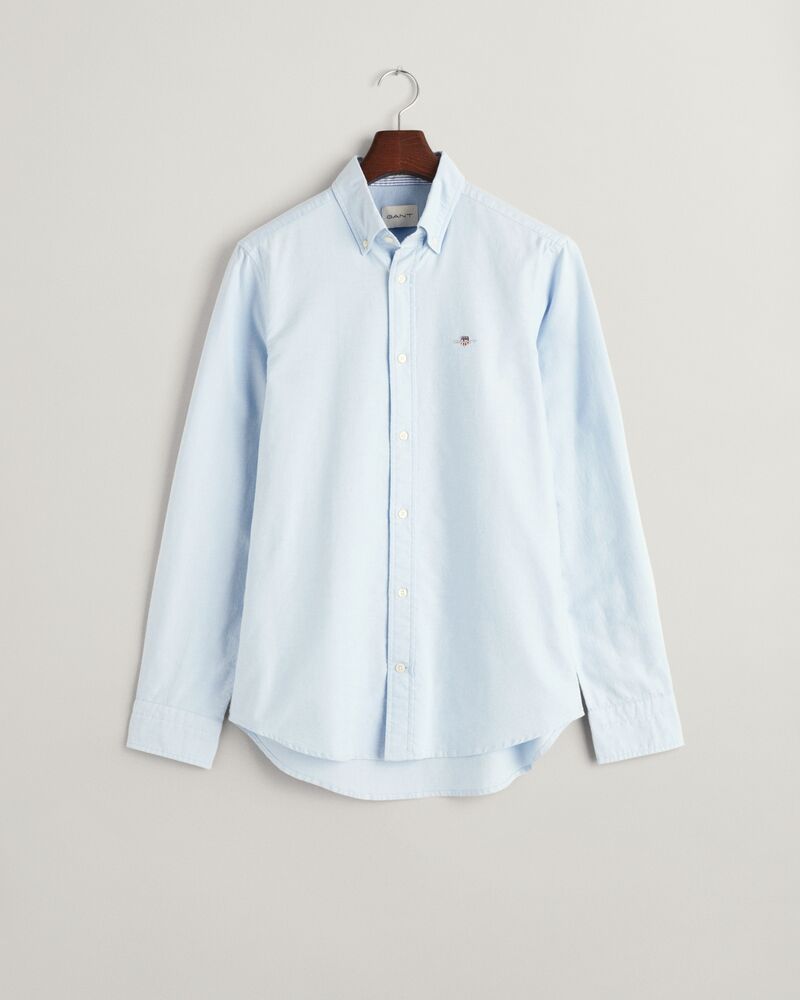 Slim Fit Oxford Stretch Shirt Light Blue / S