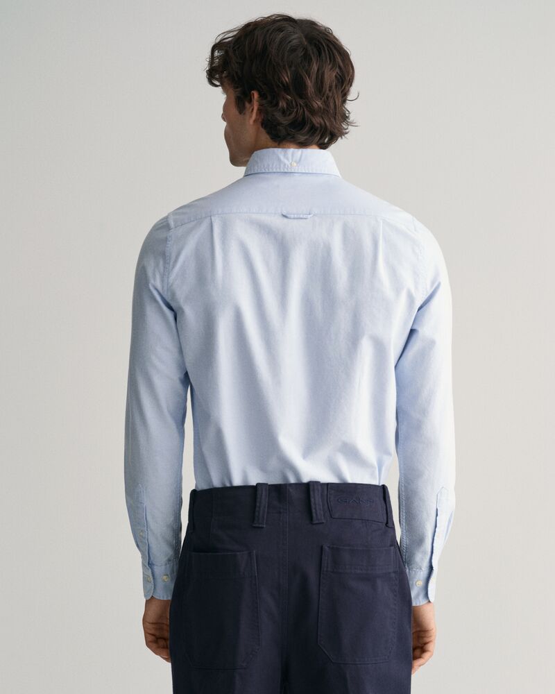 Slim Fit Oxford Stretch Shirt Light Blue / S