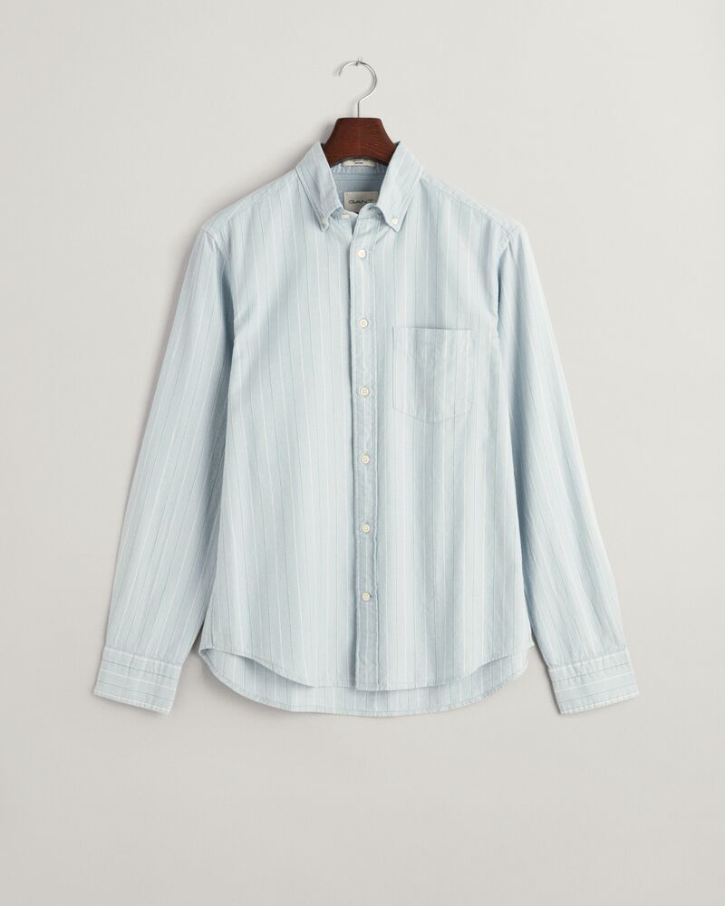 Regular Fit Striped Archive Oxford Shirt S / DOVE BLUE