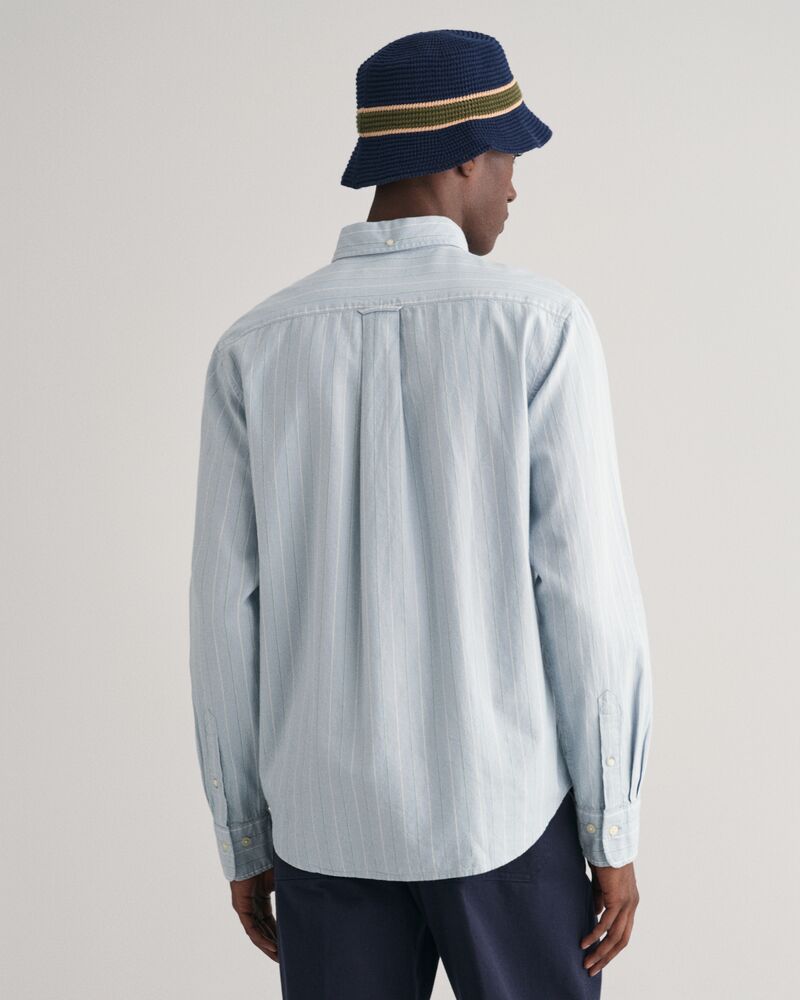 Regular Fit Striped Archive Oxford Shirt S / DOVE BLUE