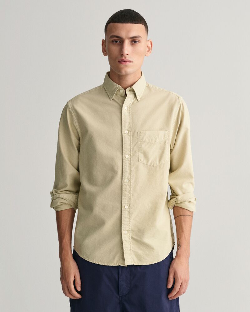 Regular Fit Sunfaded Archive Oxford Shirt