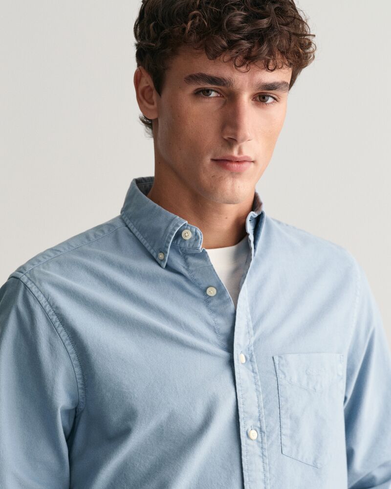 Regular Fit Sunfaded Archive Oxford Shirt