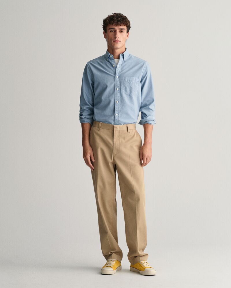 Regular Fit Sunfaded Archive Oxford Shirt