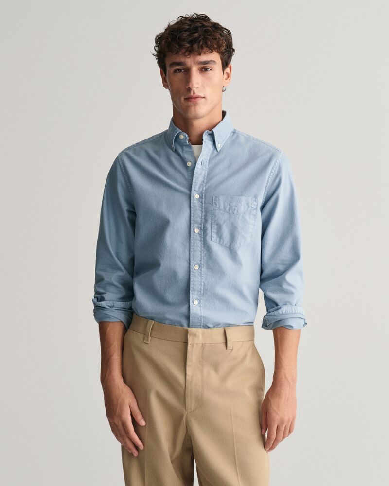 Regular Fit Sunfaded Archive Oxford Shirt