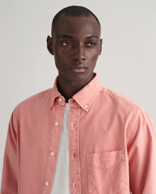 Regular Fit Sunfaded Archive Oxford Shirt