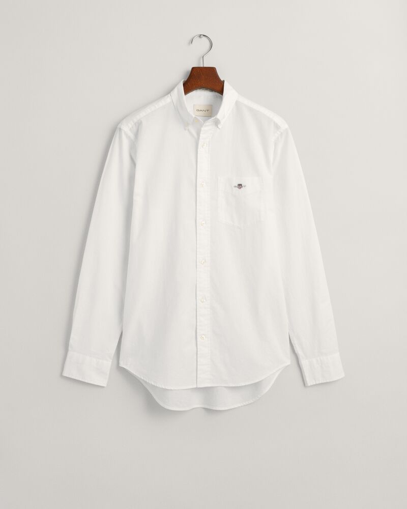 Regular Fit Cotton Linen Shirt White / S