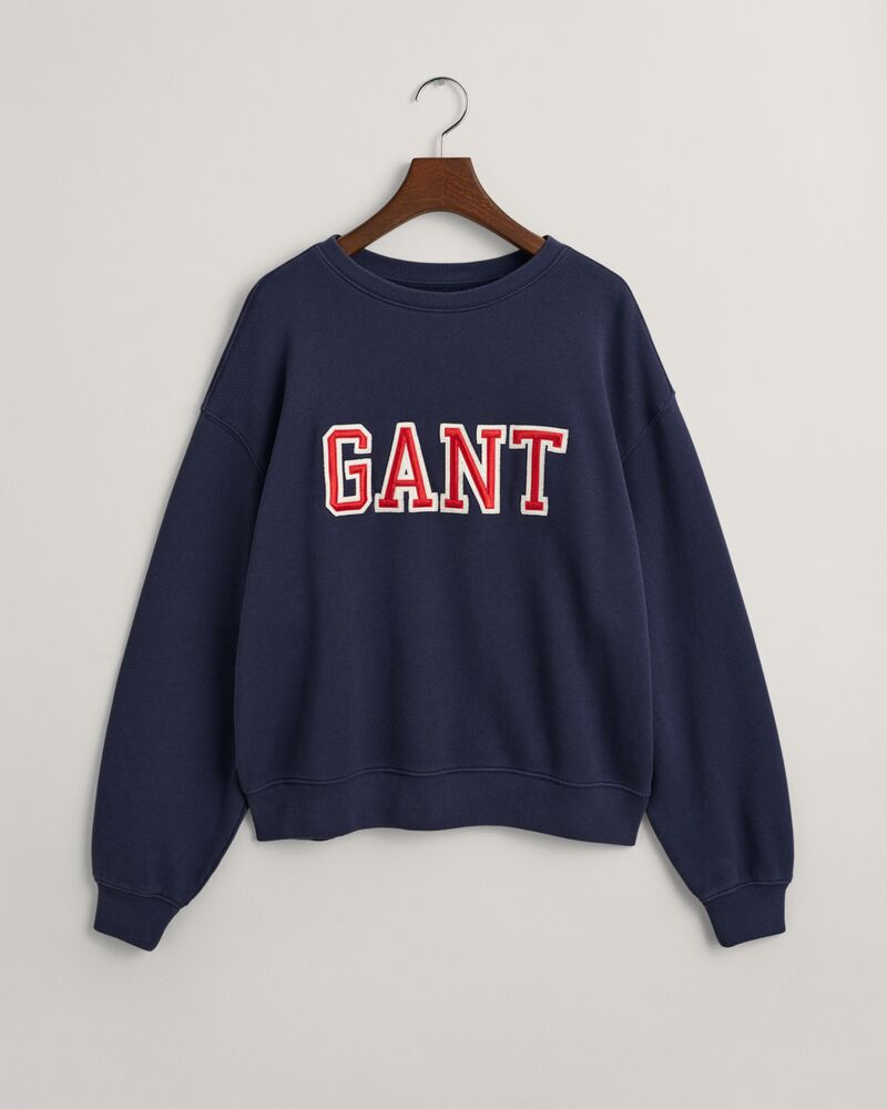 Logo Crew Neck Sweatshirt Classic Blue / S