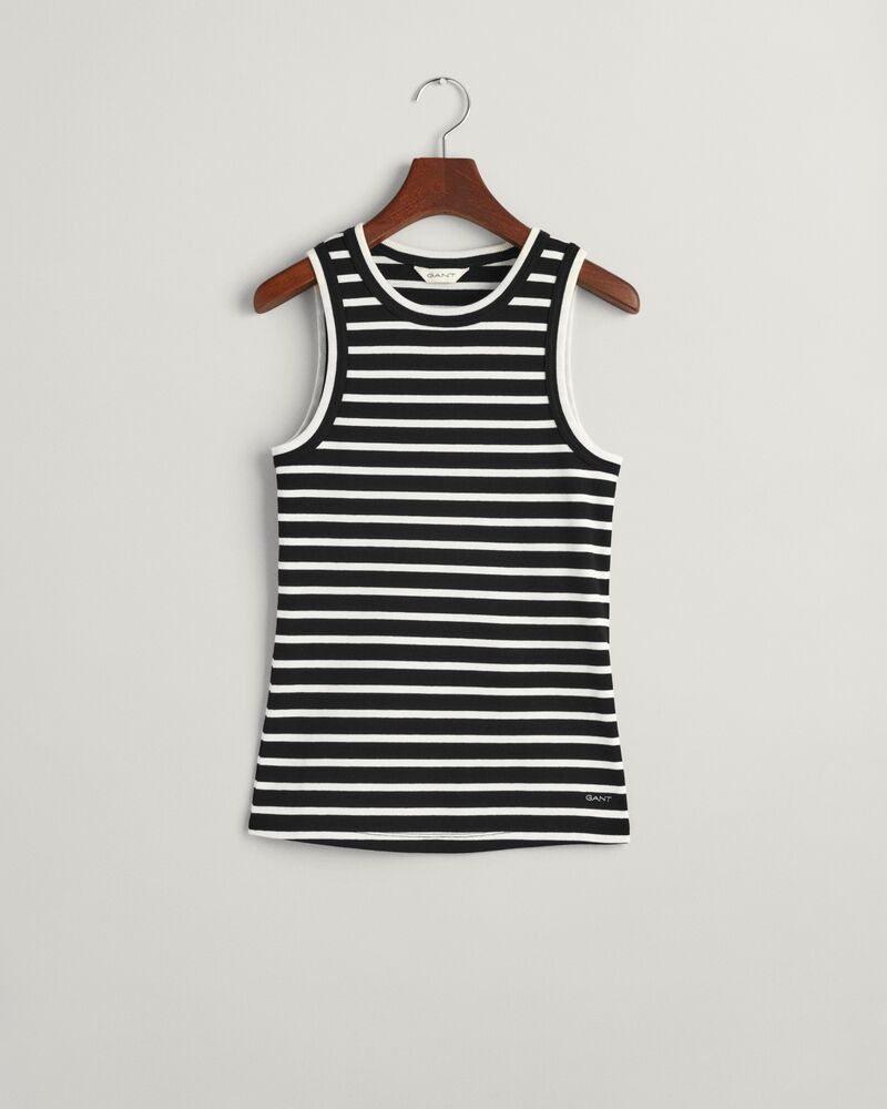 Striped Tank Top Black / S