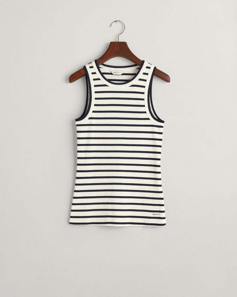 Striped Tank Top Eggshell / S