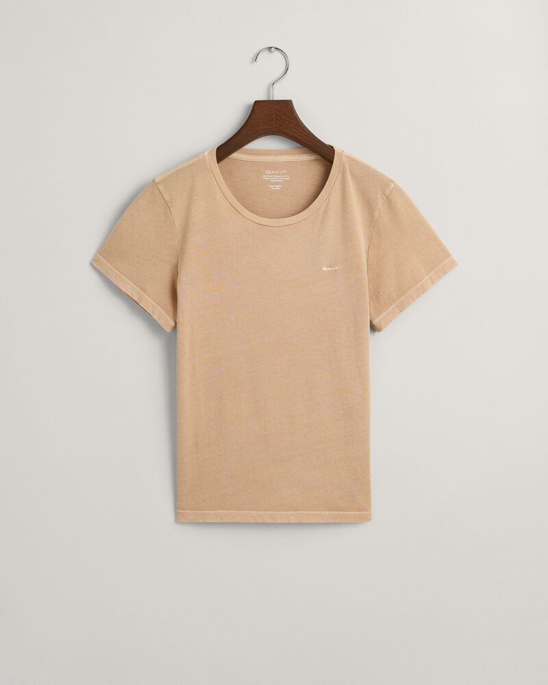 Sunfaded Crew Neck T-Shirt Dry Sand / S