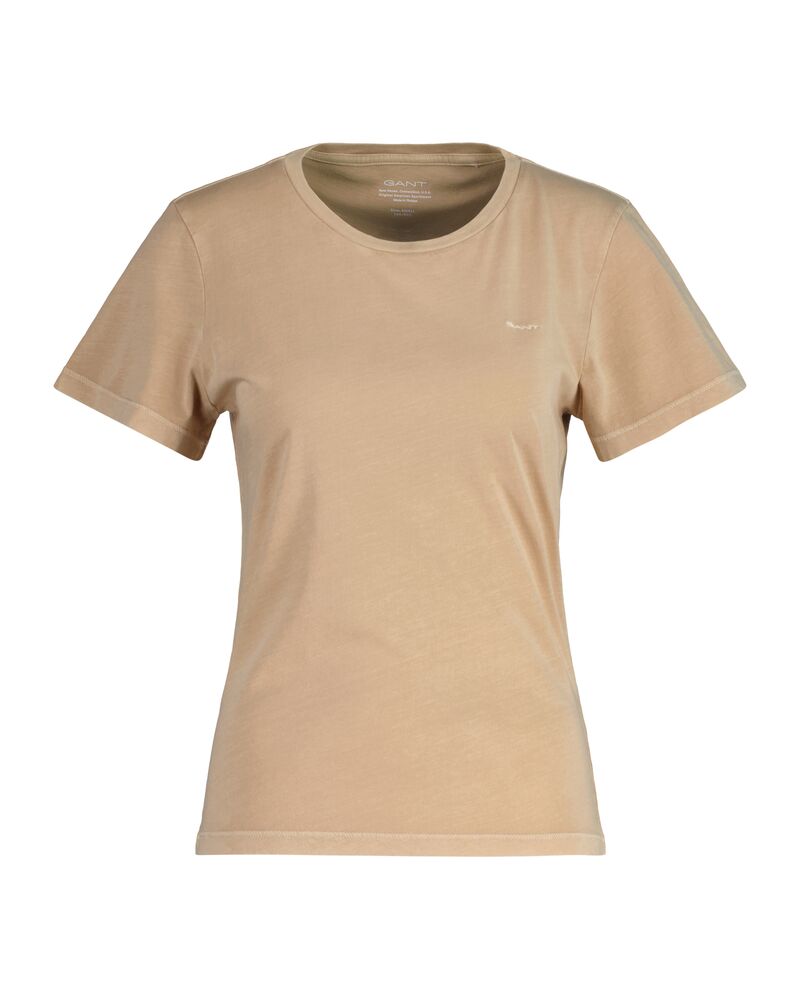 Sunfaded Crew Neck T-Shirt Dry Sand / S