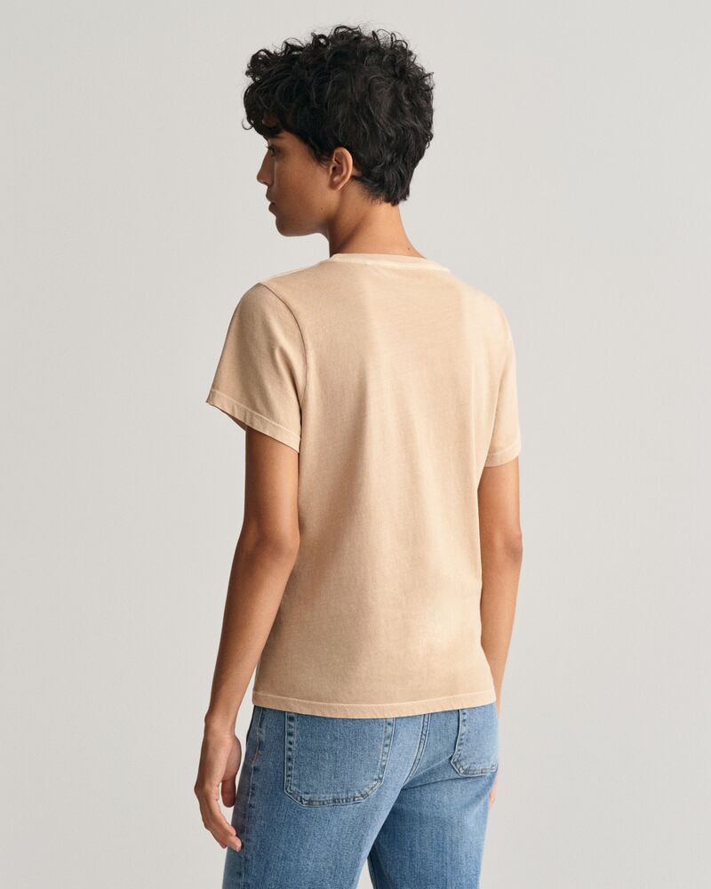 Sunfaded Crew Neck T-Shirt Dry Sand / S