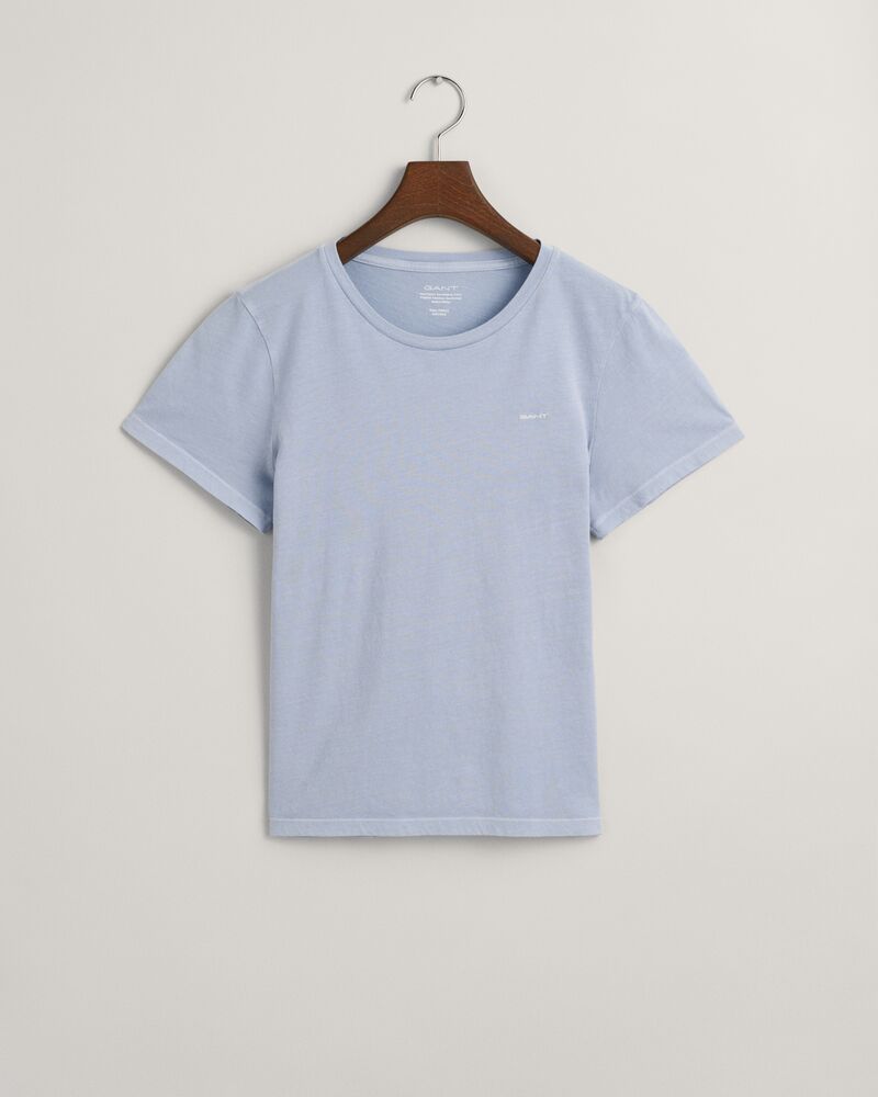 Sunfaded Crew Neck T-Shirt Dove Blue / S