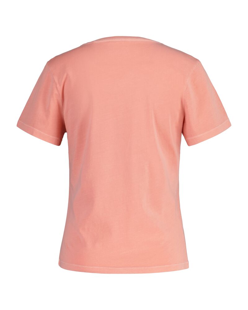 Sunfaded Crew Neck T-Shirt Peachy Pink / S