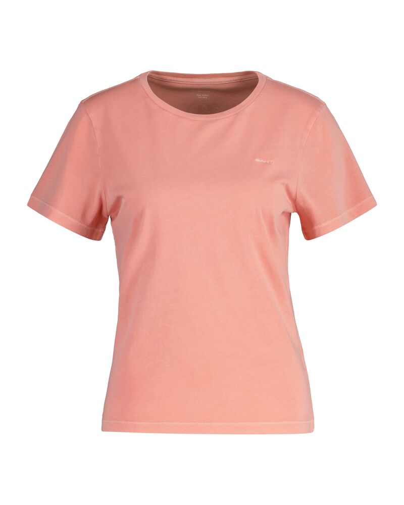 Sunfaded Crew Neck T-Shirt Peachy Pink / S