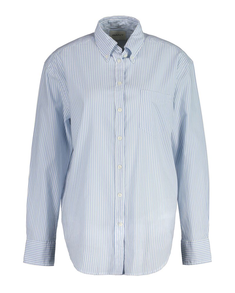 Relaxed Fit Striped Luxury Oxford Shirt