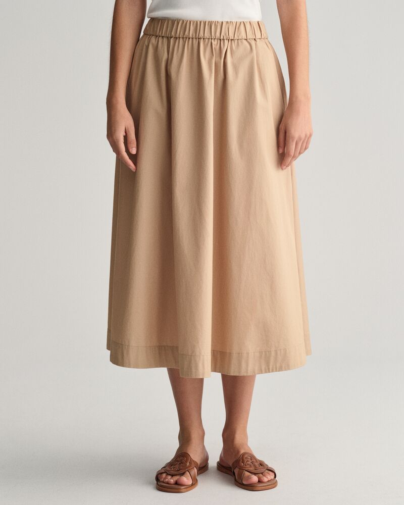 Lightweight Chino Skirt Dark Khaki / 34