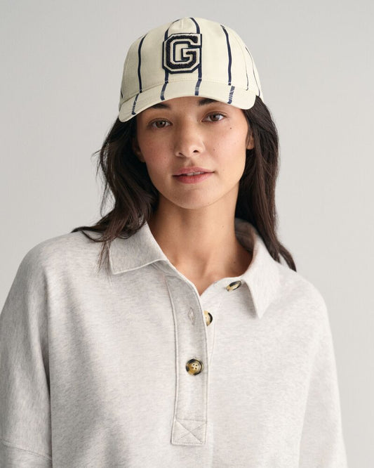 GANT Varsity Striped Cap Cream / Onesize