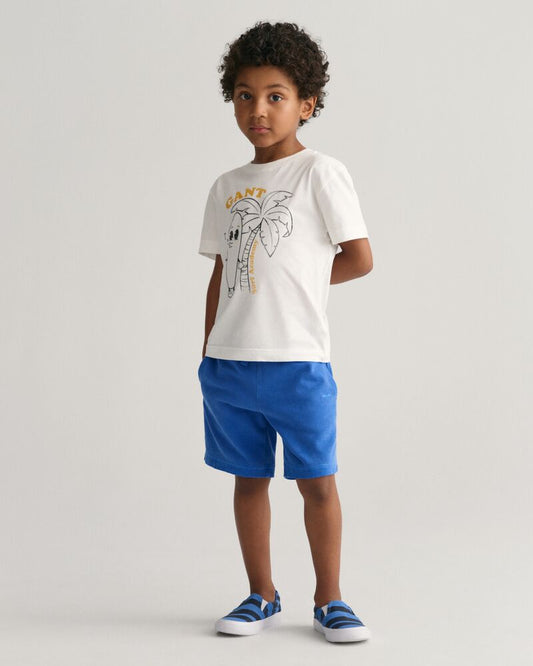 Kids Gant Surf Academy T-Shirt 92 / WHITE