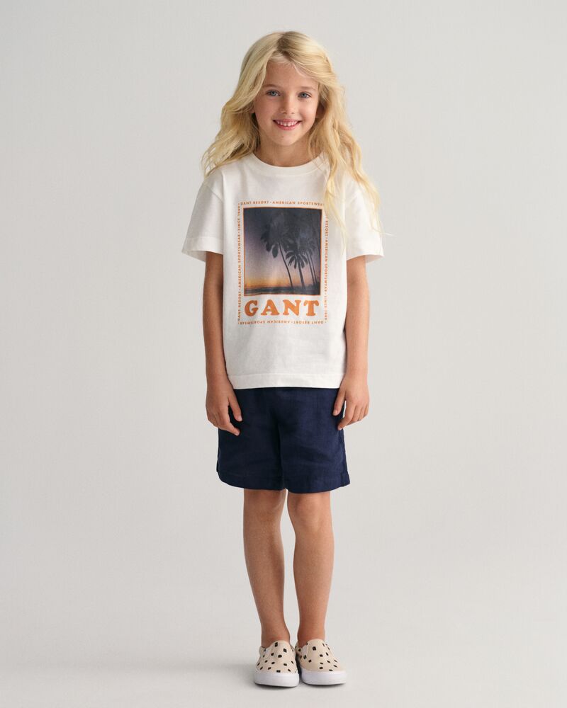 Kids Gant Resort T-Shirt 92 / WHITE