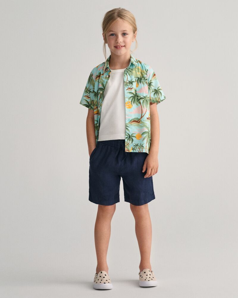 Linen shorts juniors best sale