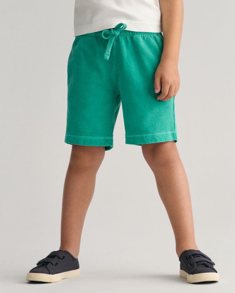 Kids Sunfaded Sweat Shorts Deep Pool / 92