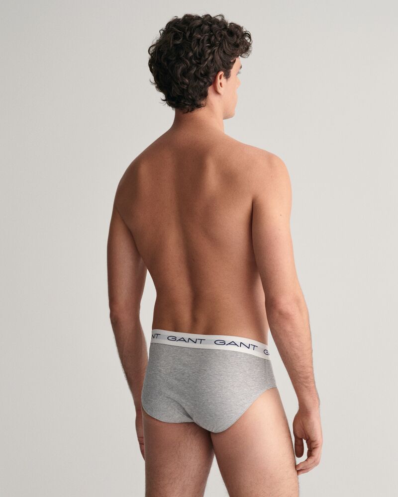 Brief 3-Pack Grey Melange / S