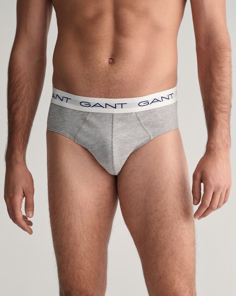 Brief 3-Pack Grey Melange / S