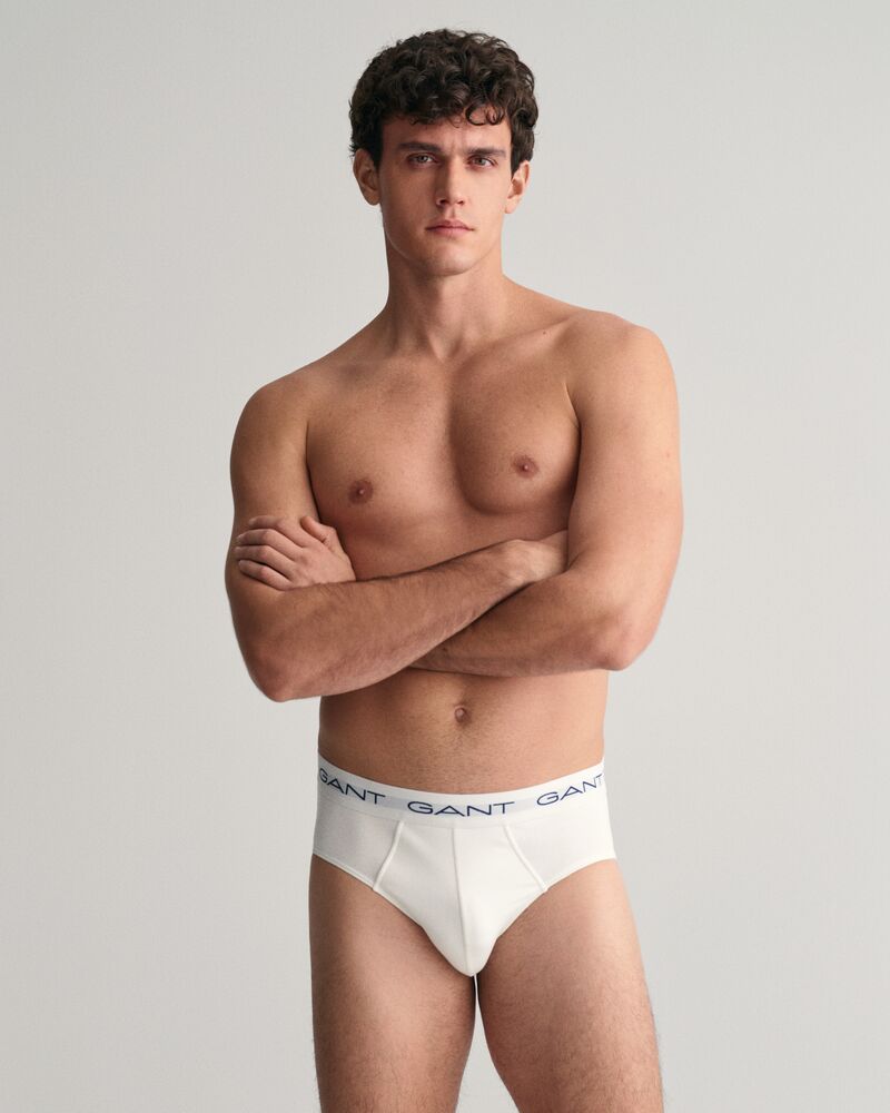 3-Pack Briefs White / S