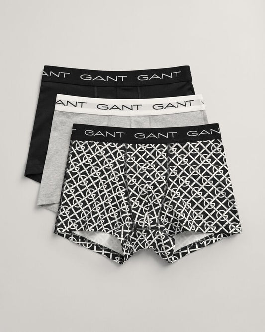 G Pattern Trunk 3-Pack Black / S