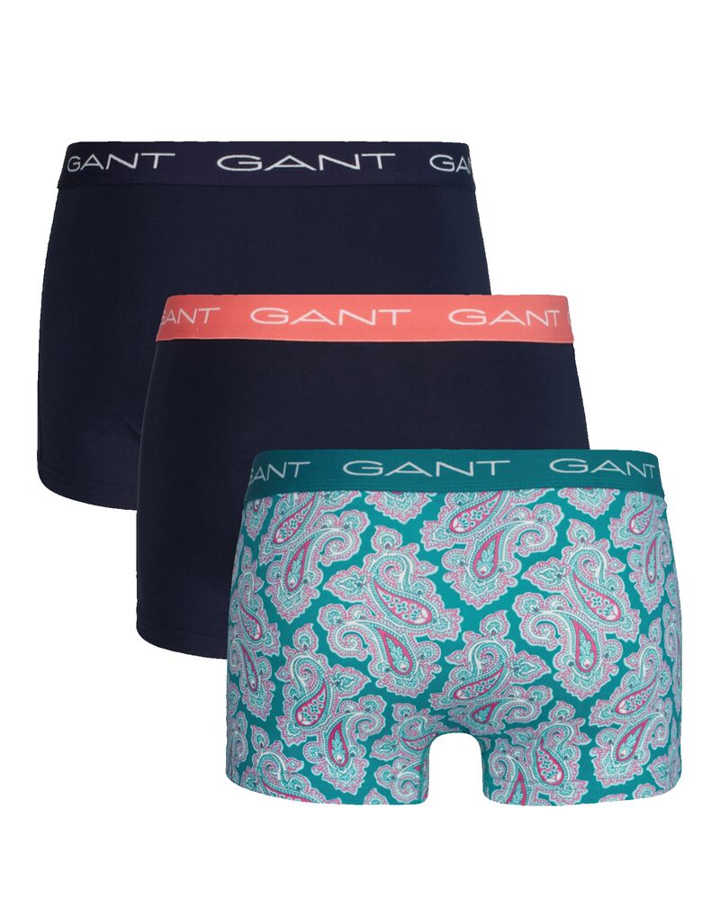 Paisley Print Trunk 3-Pack Ocean Turquoise / S